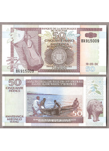 BURUNDI 50 Francs 1994 Fior di Stampa